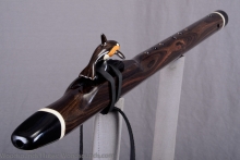 African Blackwood  Native American Flute, Minor, Mid F#-4, #K35J (1)